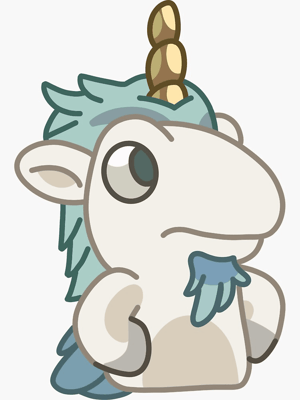 This is the Avatar Image for the Unicorse (Bluey) AI Voice and Text to Speech Generator